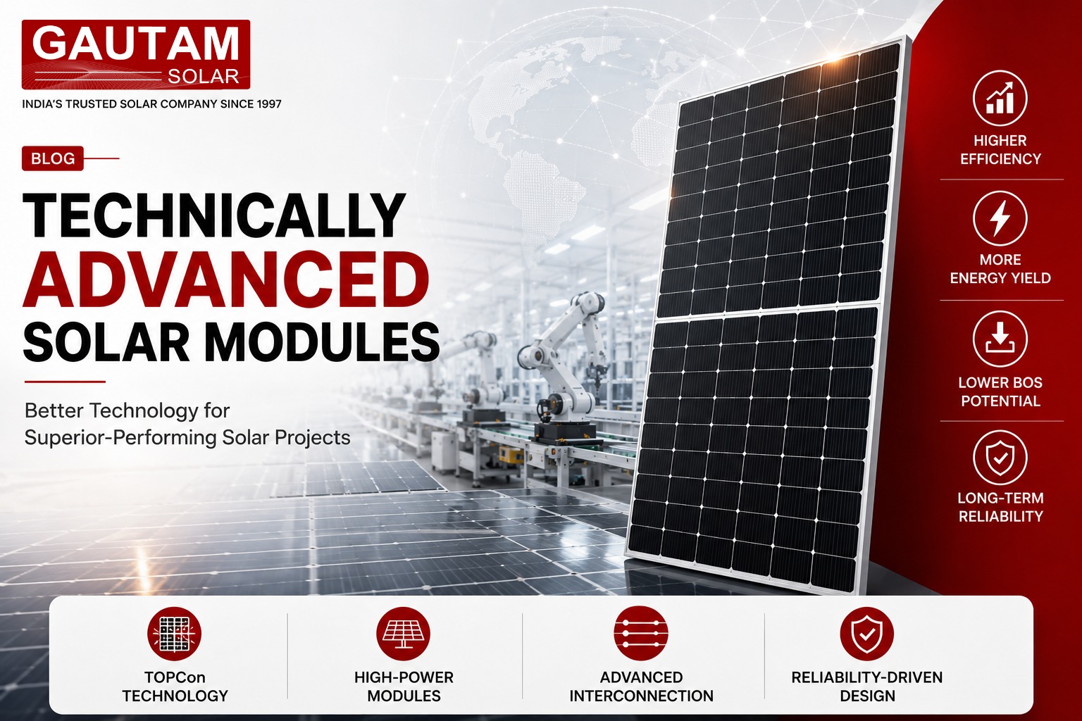 Technically Advanced Solar Modules